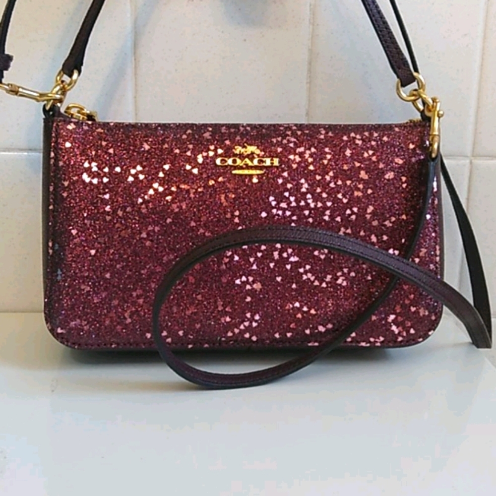 Coach Sequin Crossbody Purse